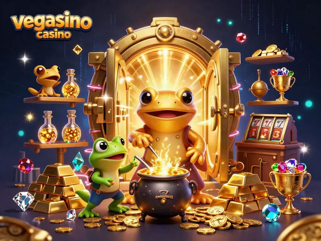 Experience the vibrant vegasino casino world with magical alchemy and golden treasures.