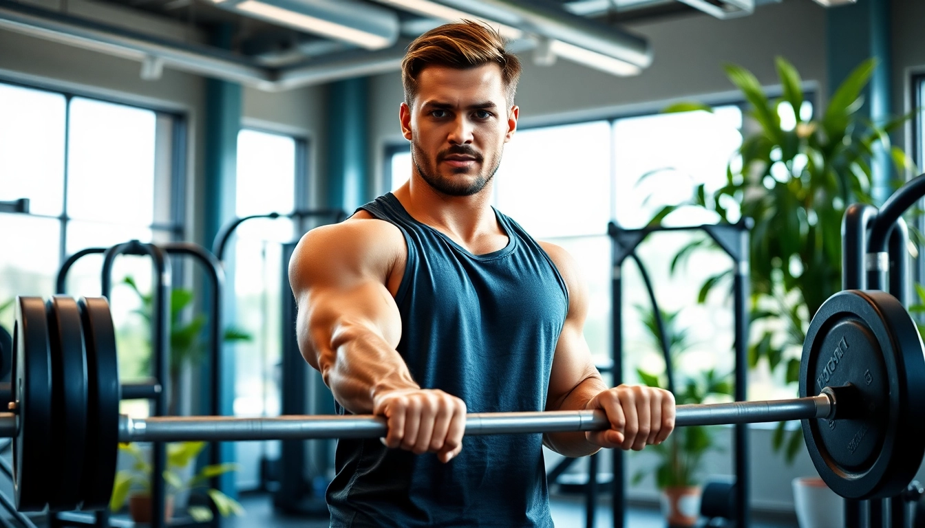 Proviron kaufen zur Verbesserung der Fitness bei einem Athleten in einem modernen Fitnessstudio.