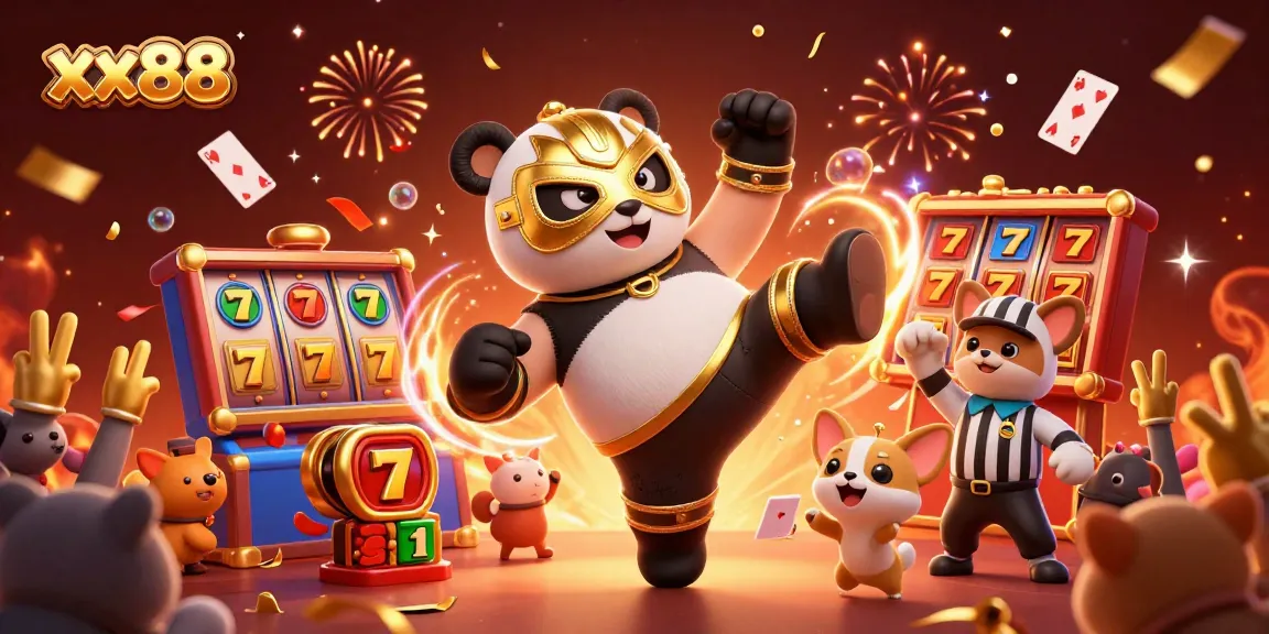Join the excitement at xx88 with a thrilling scene of gambling action and vibrant win celebrations!