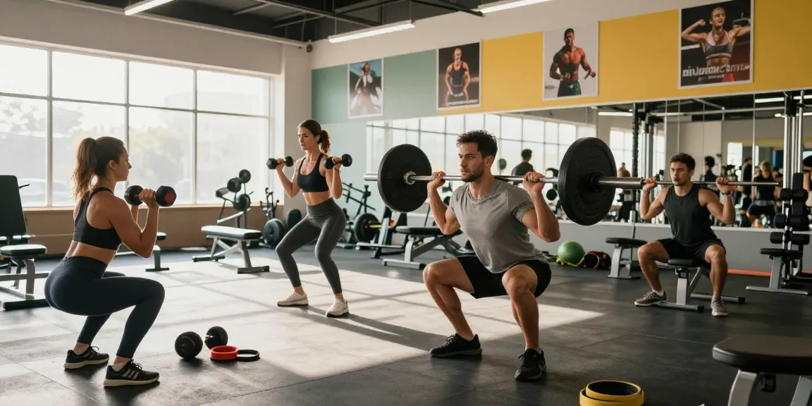 Anabolika Shop Deutschland – Begeisterte Bodybuilder trainieren mit Gewichten in einem professionellen Fitnessstudio und zeigen ihre Hingabe zum Muskelaufbau.