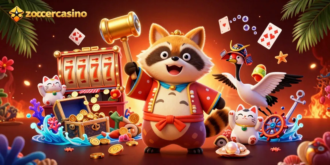 Experience the thrill of zoccercasino with immersive characters and vibrant slot elements in a playful setting.