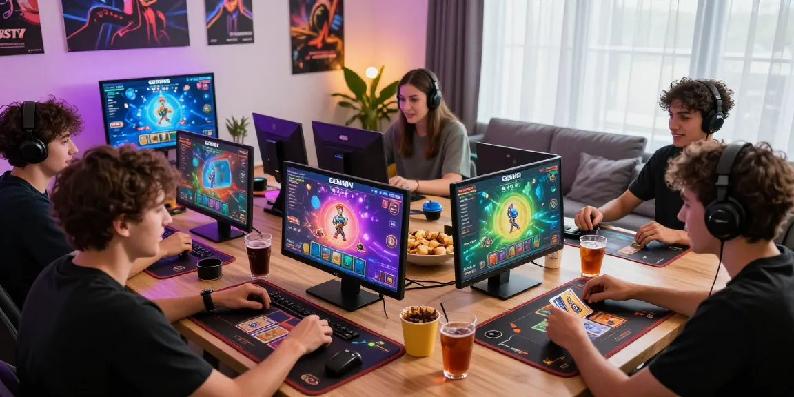 Gaming enthusiasts enjoying online games at https://gemwin.pics/ with vibrant atmosphere and community spirit.