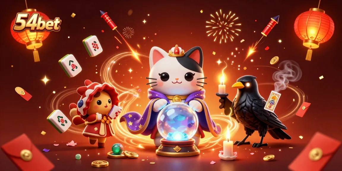 Engage with 54bet by exploring vibrant casino games amidst dynamic mystical elements.